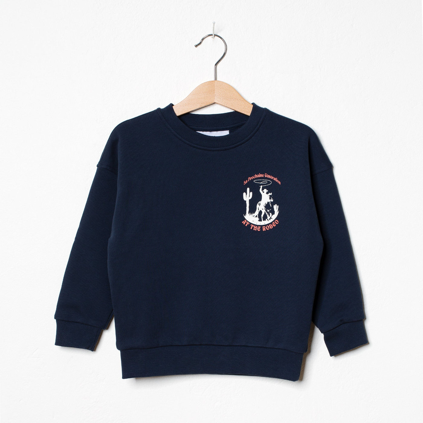 Kids At the Rodeo Sweatshirt Navy - Atelier LPG