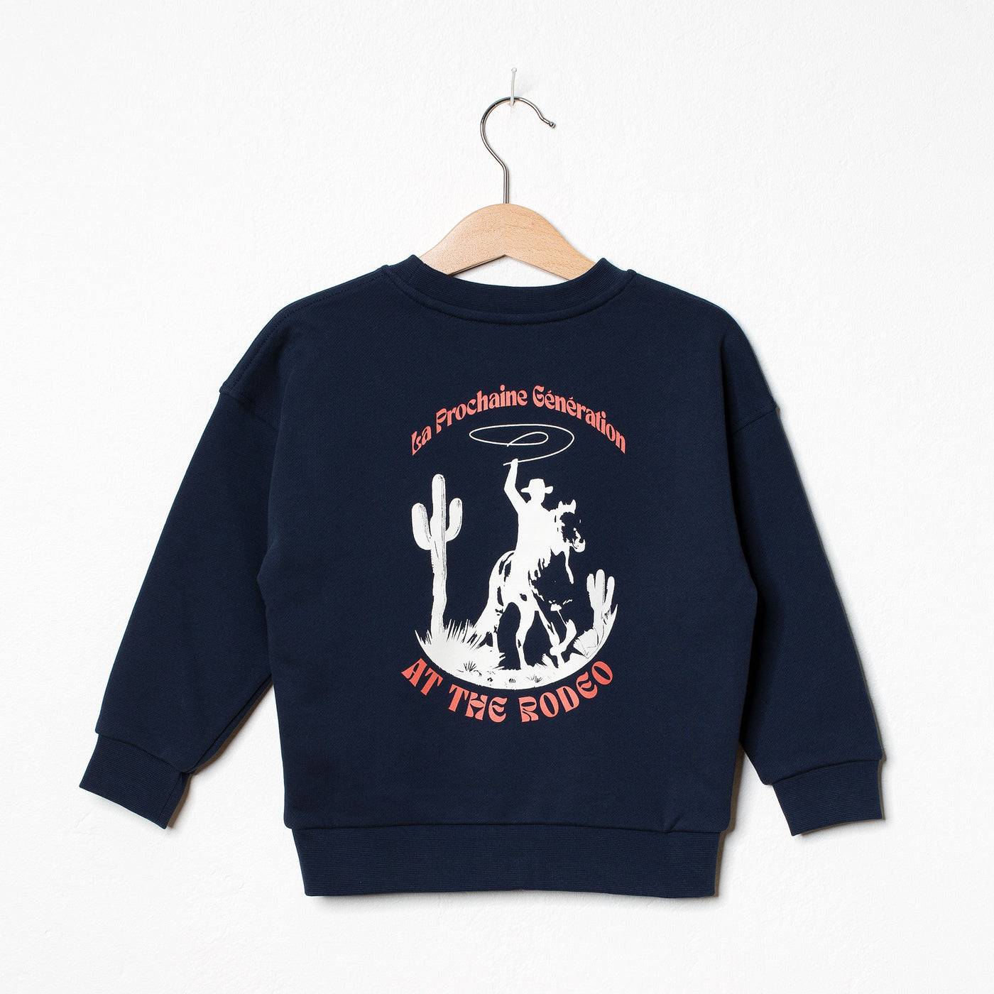 Kids At the Rodeo Sweatshirt Navy - Atelier LPG