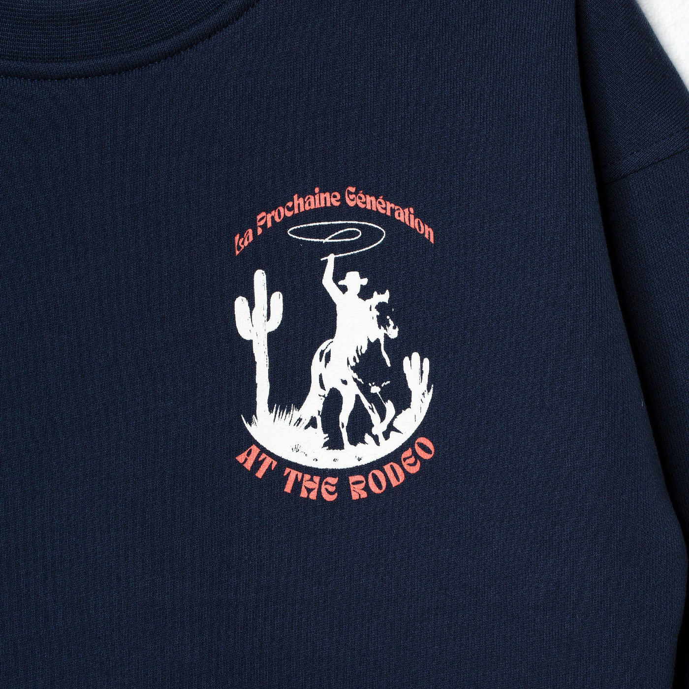 Kids At the Rodeo Sweatshirt Navy - Atelier LPG