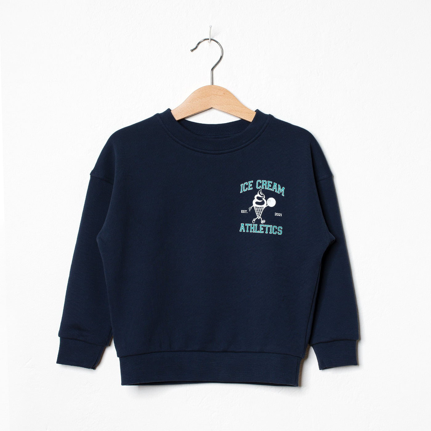 Kids Ice Cream Athletics Sweatshirt Navy - Atelier LPG