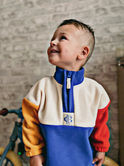 Kids Meribel Polar Fleece Zip Sweater - Atelier LPG