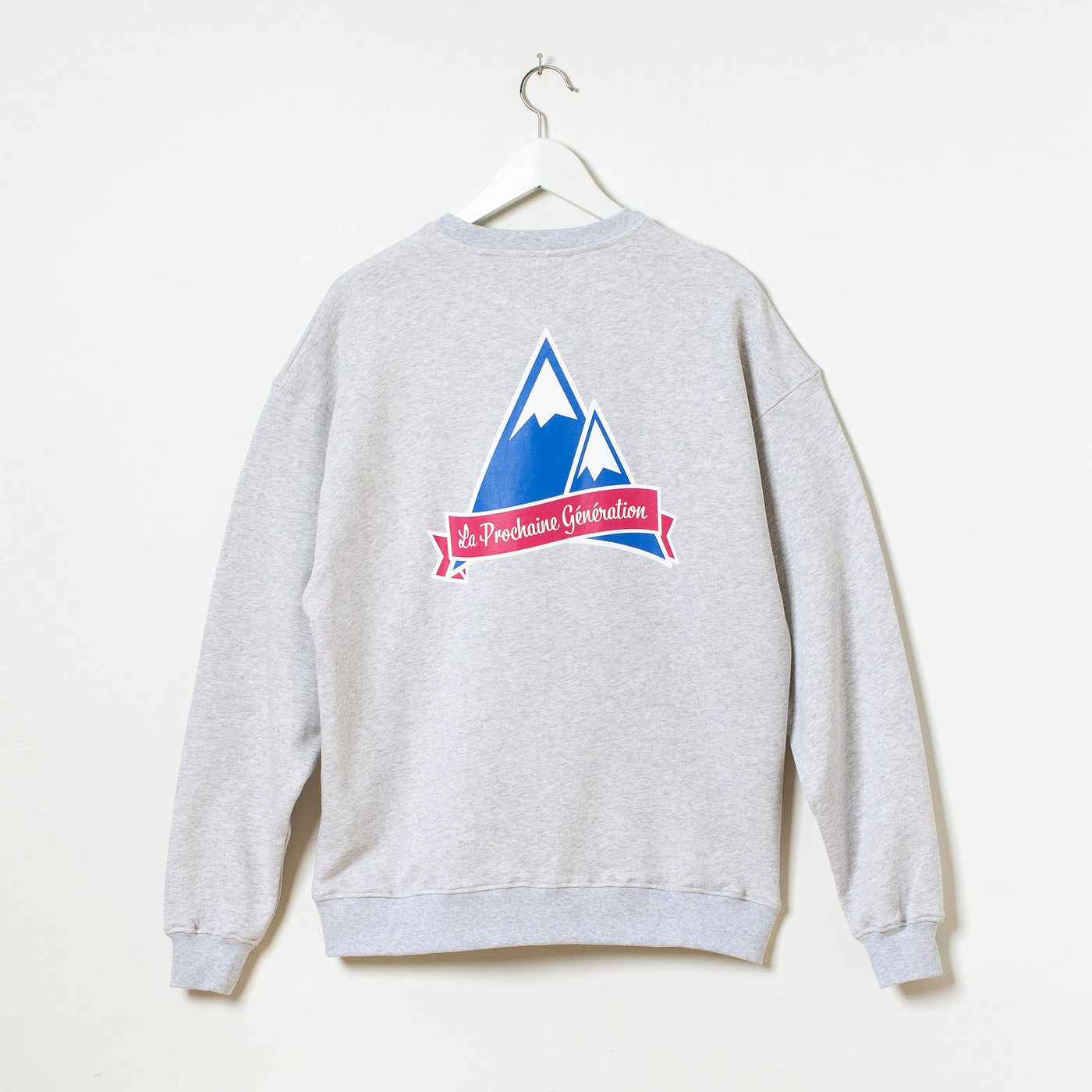 Mountain Triangle Sweatshirt Light Grey - Atelier LPG