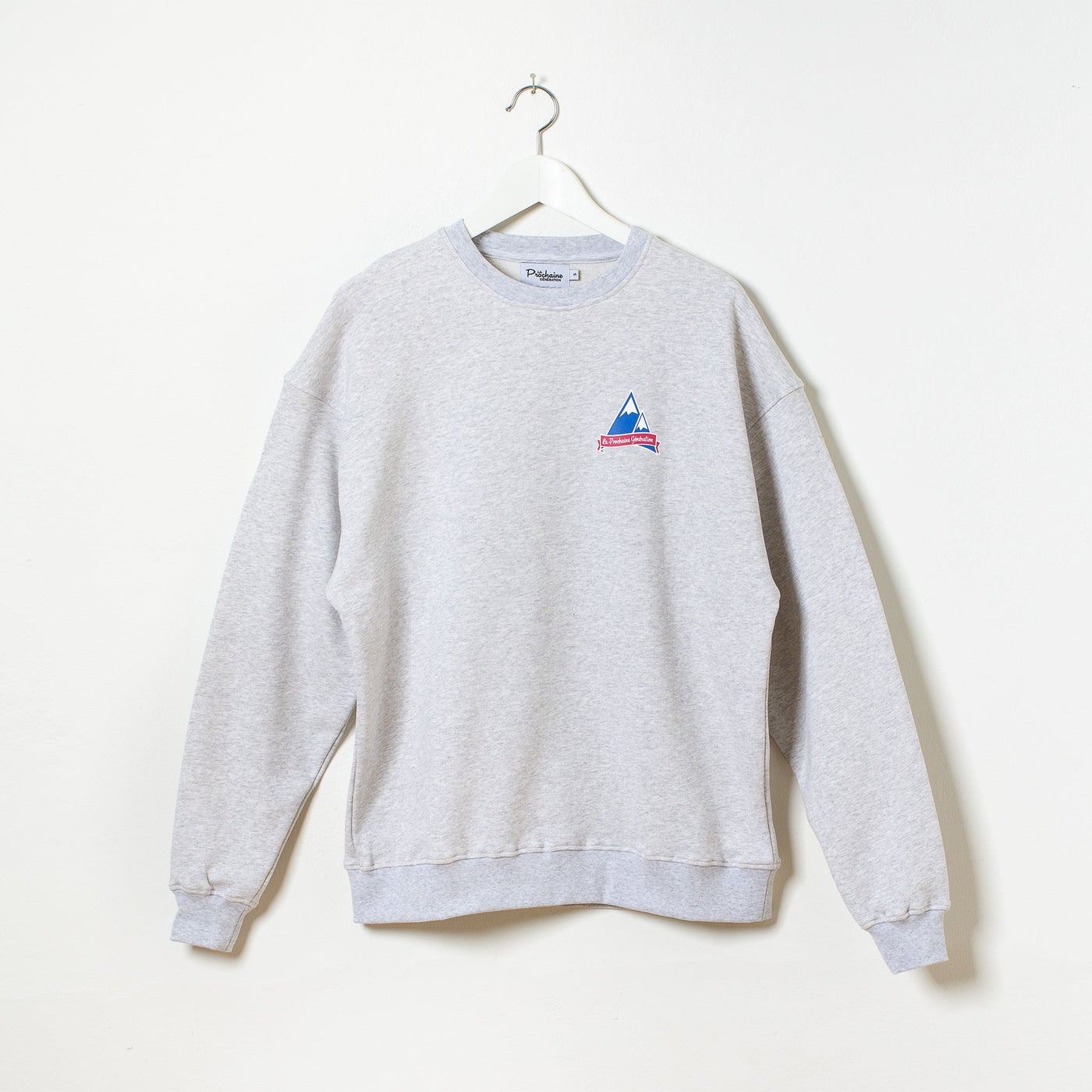 Mountain Triangle Sweatshirt Light Grey - Atelier LPG