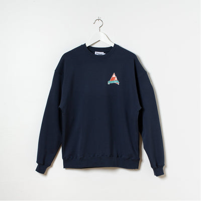 Mountain Triangle Sweatshirt Navy - Atelier LPG